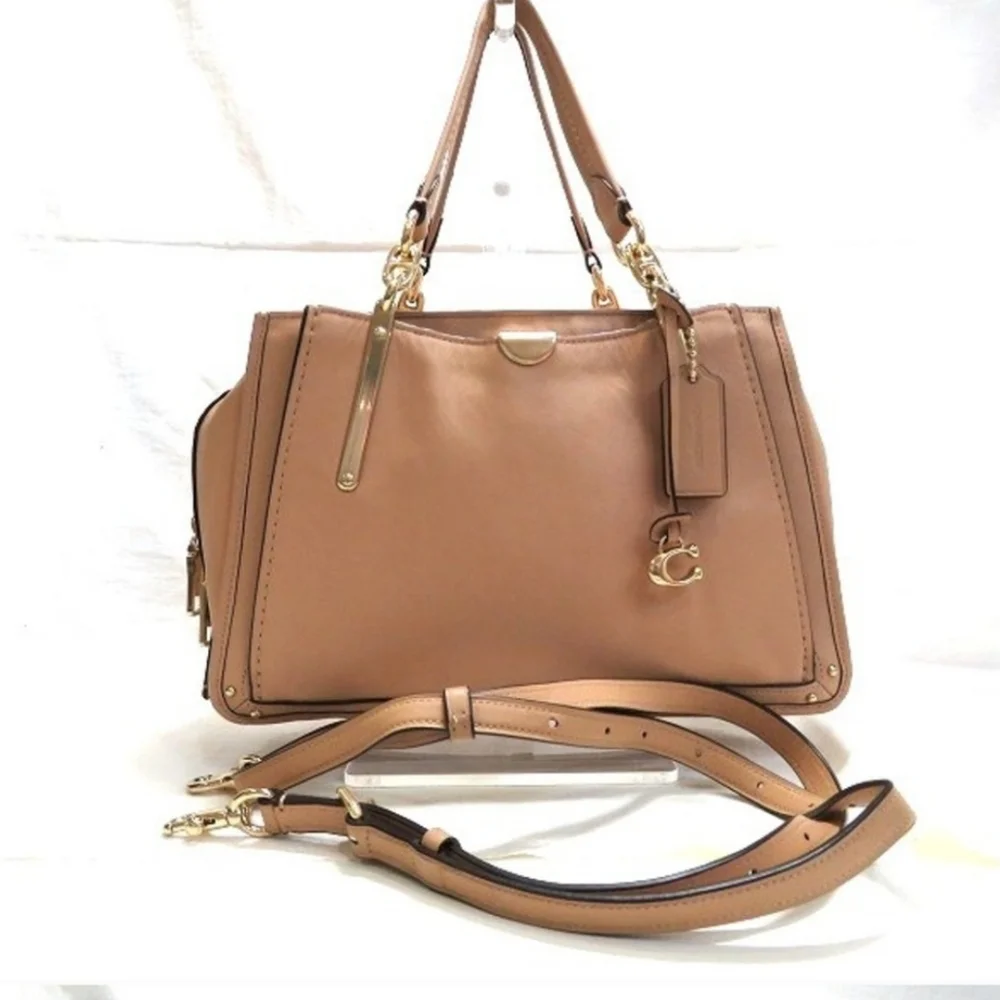 NWOT Coach Leather Dreamer In The Color Beachwood With Inter-changeable Strap - Picture 3 of 16